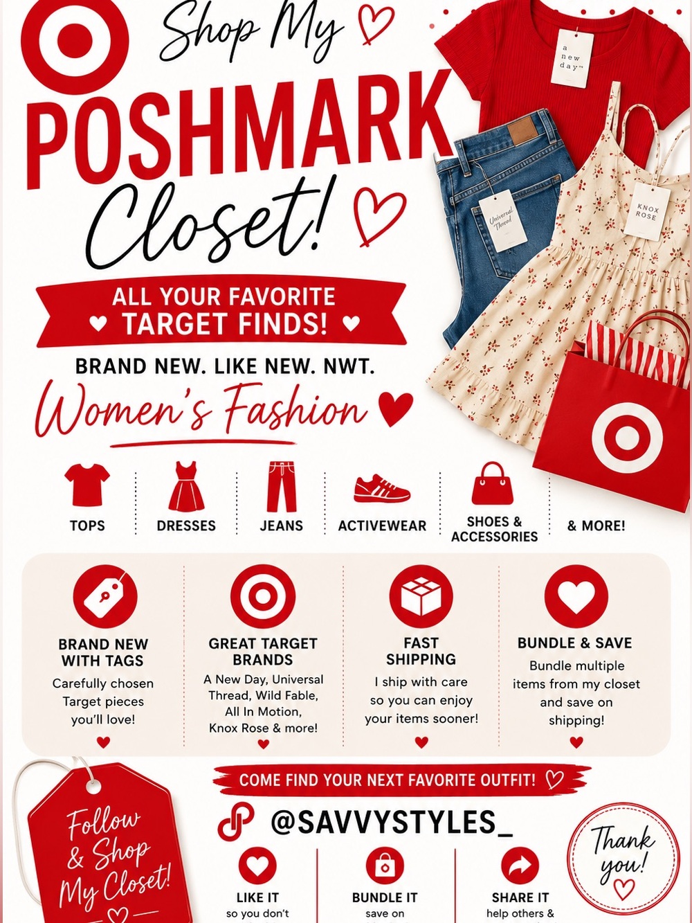 NWT TARGET BRANDS